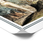 William Blake: Comus mit seinen Reisenden Poster (Ecke)