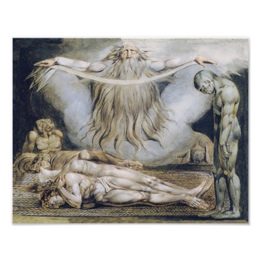 William Blake "Das Haus des Todes" Druck (Vorne)