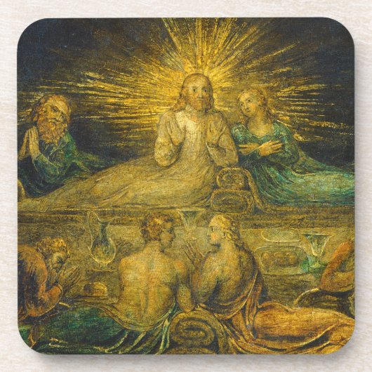 William Blake | das letzte Abendessen, 1799 Untersetzer (Vorderseite)