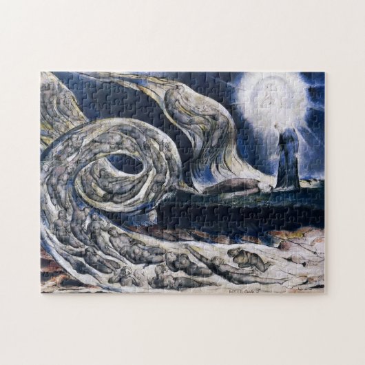 William Blake das Liebhaber-Wirbelwind-Puzzlespiel Puzzle (Horizontal)