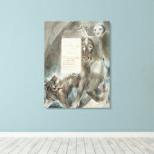 William Blake | Der Abstieg von Odin, An Ode, von Leinwanddruck (Insitu (Holzboden))