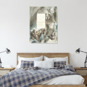 William Blake | Der Abstieg von Odin, An Ode, von Leinwanddruck (Insitu (Schlafzimmer))