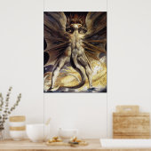 William Blake: Der große rote Drache Poster (Küche)