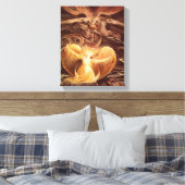 William Blake - Der große rote Drache und die Frau Leinwanddruck (Insitu (Schlafzimmer))