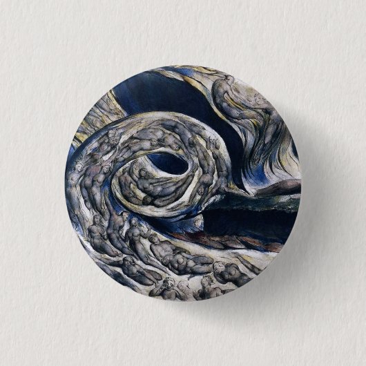 William Blake der Liebhaber-Wirbelwind-Knopf Button (Vorderseite)