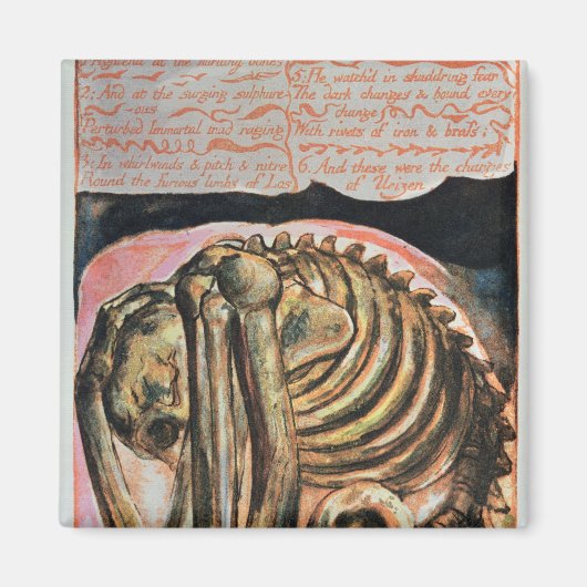 William Blake | Die Herstellung von Urizen in Mate Magnet (Vorne)