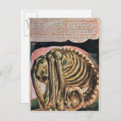 William Blake | Die Herstellung von Urizen in Mate Postkarte (Vorne/Hinten)