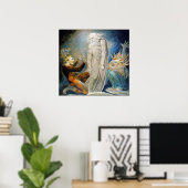William Blake: Die Hexe von Endor Poster (Heimbüro)