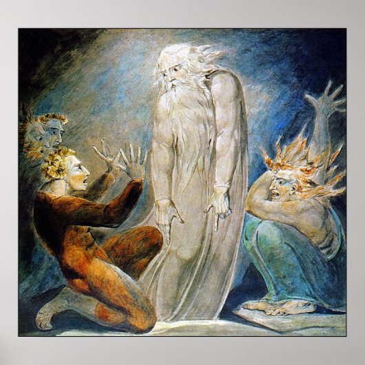 William Blake: Die Hexe von Endor Poster (Vorne)