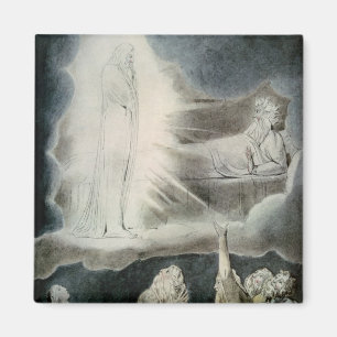 William Blake die Vision von Eliphaz, 1825 Magnet