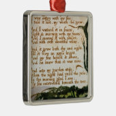 William Blake | ein Gift-Baum Ornament Aus Metall (Rechts)