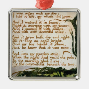 William Blake ein Gift-Baum Ornament Aus Metall