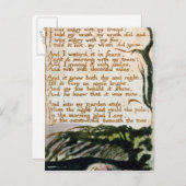 William Blake | Ein Giftbaum Postkarte (Vorne/Hinten)