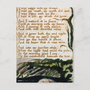 William Blake   Ein Giftbaum Postkarte