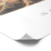 William Blake Great Red Dragon Woman Clothed Sun Poster (Ecke)