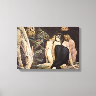 William Blake Hecate Canvas Print Leinwanddruck