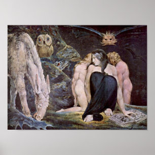 William Blake - Hecate; Die Nacht von Enitharmons  Poster