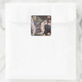 William Blake - Hecate - Die Nacht von Enitharmons Quadratischer Aufkleber (Tasche)