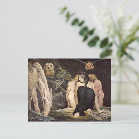 William Blake Hecate Postcard Postkarte (Stehend Vorderseite)
