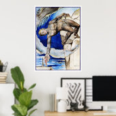 William Blake Illustration: Dantes göttliche Komöd Poster (Heimbüro)
