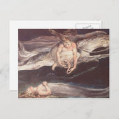 William Blake-Illustration zu Dantes DivineComedy Postkarte (Vorne/Hinten)