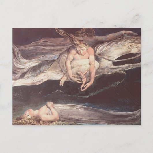 William Blake-Illustration zu Dantes DivineComedy Postkarte (Vorderseite)
