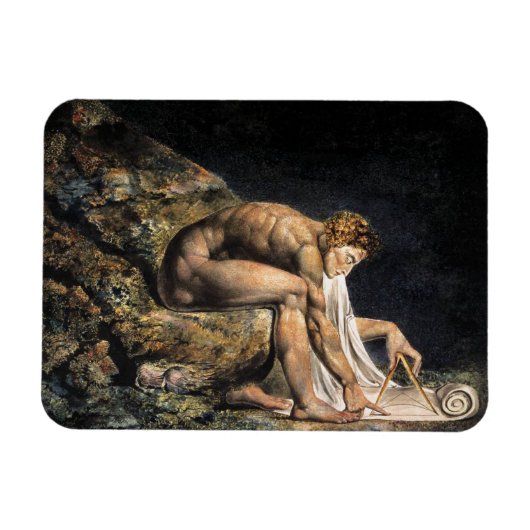 William Blake Isaac Newton Magnet (Horizontal)