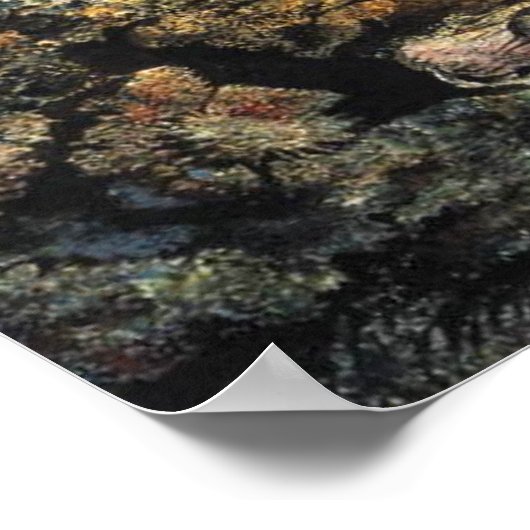 William Blake Isaac Newton Poster (Ecke)