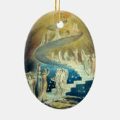 William Blake Jacobs Ladder Keramik Ornament (Hinten)