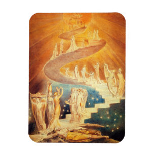 William Blake Jacob's Ladder Magnet