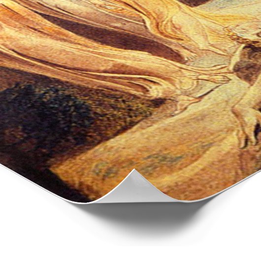 William Blake Jacob's Ladder Poster (Ecke)