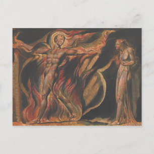 William Blake - Jerusalem, Plate 26, solche Vision Postkarte