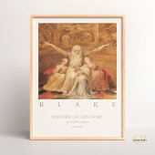 William Blake Job und seine Töchter Art Poster