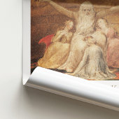 William Blake Job und seine Töchter Art Poster