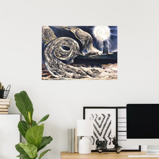 William Blake Lovers' Whirlwind illustriert Hell Poster (Heimbüro)