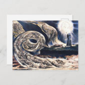 William Blake Lovers' Whirlwind illustriert Hell Postkarte (Vorne/Hinten)