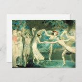 William Blake Midsommer Night's Dream Postcard Postkarte (Vorne/Hinten)