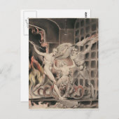 William Blake: Milton's Paradise Lost Postkarte (Vorne/Hinten)