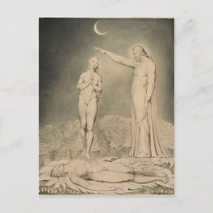William Blake: Milton's Paradise Lost Postkarte