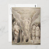 William Blake: Milton's Paradise Lost Postkarte (Vorne/Hinten)