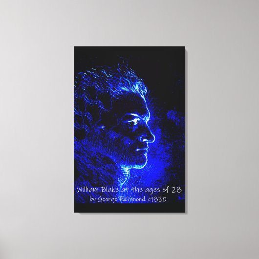 William Blake mit 28 Leinwanddruck (Vorderseite)