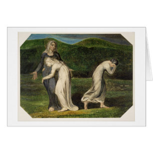 William Blake Naomi, der Ruth und Orpah zu