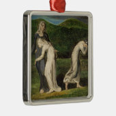 William Blake | Naomi, der Ruth und Orpah zu Silbernes Ornament (Rechts)