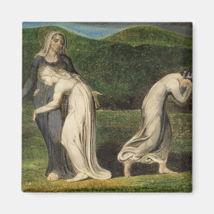 William Blake   Naomi verärgert Ruth und Orpah zu Magnet