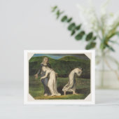 William Blake | Naomi verärgert Ruth und Orpah zu Postkarte (Stehend Vorderseite)