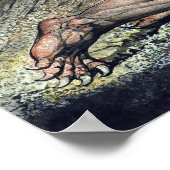 William Blake Nebuchadnezzar Poster (Ecke)