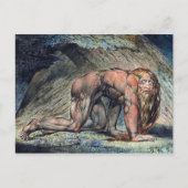 William Blake Nebuchadnezzar Postkarte (Vorderseite)