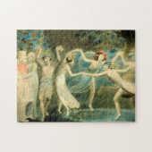 William Blake Oberon, Titania und Puck mit Fairie Puzzle (Horizontal)