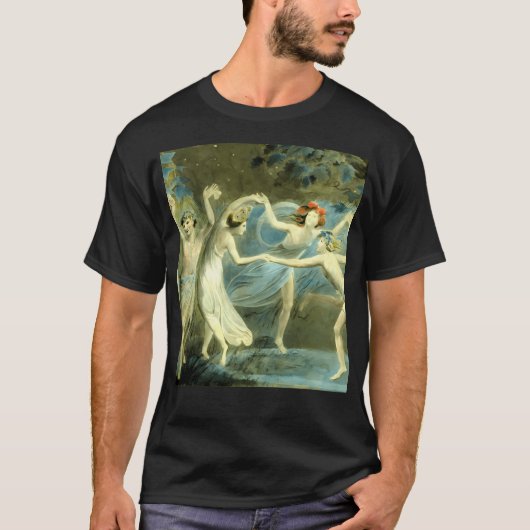 William Blake Oberon Titania und Puck with T-Shirt (Vorderseite)