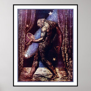 William Blake Poster: Geist einer Flea Poster